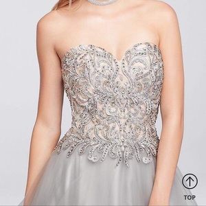 David’s Bridal prom dress